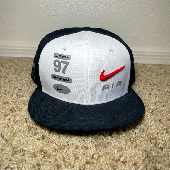 Nike Air Max 97 SnapBack Hat Limited Edition - Air Max Branding Retro Sneaker - Picture 1 of 7